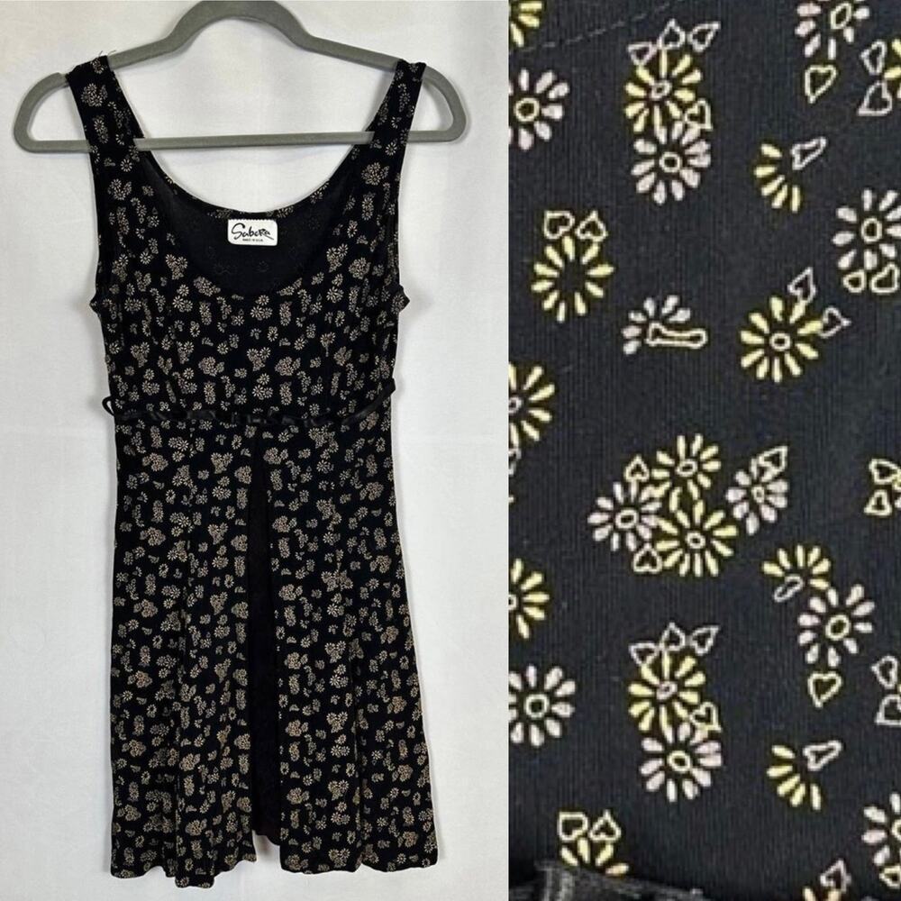 Vintage Floral Mini Dress